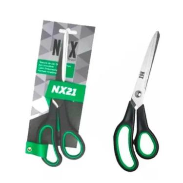 Imagem de 6 Tesouras Profissional Multiuso Escritório Inox 21cm da Marca Nox - N