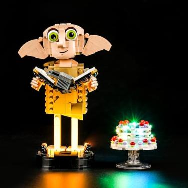 Imagem de VONADO LED Light Kit Compatible with Dobby The House-Elf 76421, Creative Lighting Set Accessories Compatible with 76421 Building Set (Lights Only, No Models)