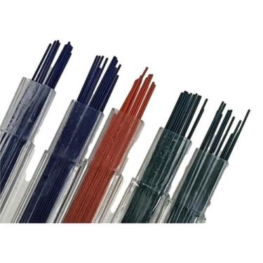 Imagem de 60 Grafites Minas 0.5 Color Apagáveis 3 Cores Azul Verde  Lj - coisasd