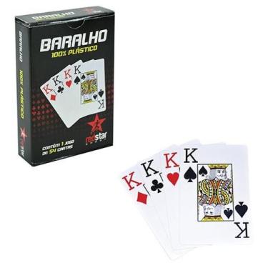Imagem de Baralho Unitario De Plastico 5,6X8,6Cm - Rio de ouro