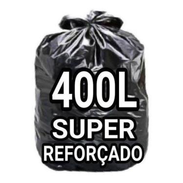 Imagem de Sacos De Lixo 400 Litros  Super Reforçado 100 Un Fabricante - HIGIPACK
