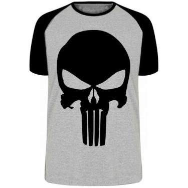 Imagem de Camiseta Justiceiro punisher Blusa Plus Size extra grande adulto ou in
