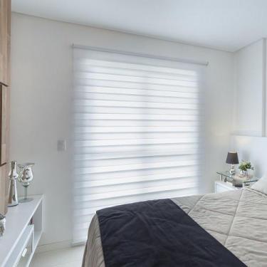 Imagem de Persiana Rolo Dupla (1,20Lar. x 2,25Alt.) Double Vision Tecido Translu