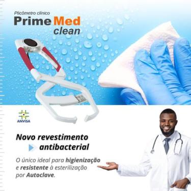 Imagem de Adipômetro / Plicômetro Prime Med Clean-Antibacterial-Anvisa-Rosa