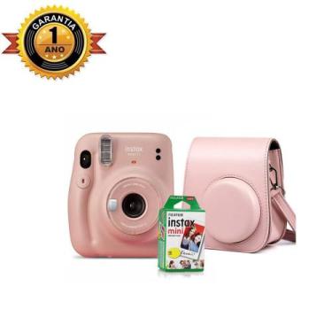 Imagem de Kit Câmera Instax Mini11 - Rosa - Fujifilm