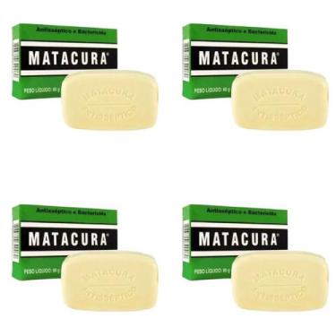 Imagem de Sabonete Matacura - Antisséptico E Bactericida - 90g - 4UNI