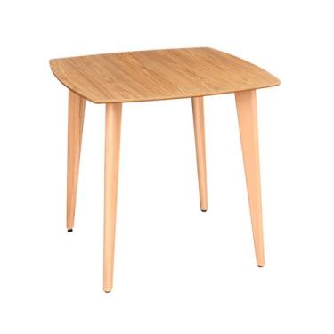 Imagem de Mesa de Jantar Quadricurva 80x80cm 2 a 4 Lugares em Madeira - Dina - F