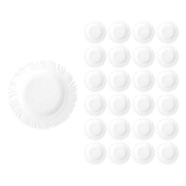 Imagem de Jogo 24 Pratos Fundo 23,5cm Redondos Pétala Refeição Duralex - NADIR F