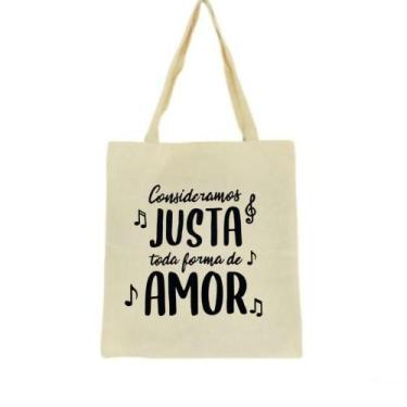 Imagem de Bolsa Ecobag 100% algodão FORMA DE AMOR - CARIOCA MAIS