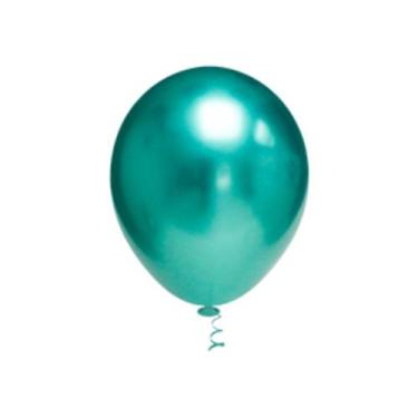 Imagem de Balão Látex 5 Platino Verde 25 Un - Pic Pic