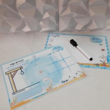 Imagem de Kit 10 Lousa magica+jogos fundo do mar - Orvalho Festas 