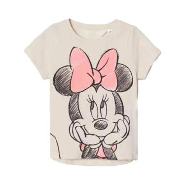 Imagem de Camiseta Minnie para Bebês - Manga Curta, Gola O e Estampa Linda, 12 m