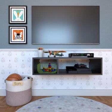 Imagem de Nicho para Quarto Infantil Bramov Móveis Preto