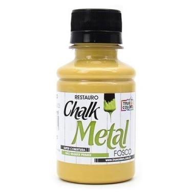 Imagem de Tinta Chalk Metal Fosco True Colors 100ml, 4992 OURO RICO