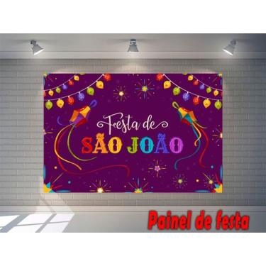 Imagem de Painel de Festa Junina Quermesse São João - shopp do adesivo 