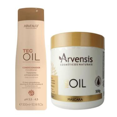 Imagem de Kit Arvensis Tec Oil Condicionador 300ml + Máscara 500g