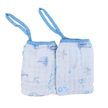 Imagem de Paninho Boca Fralda Bebê Prendedor Chupeta (Azul)