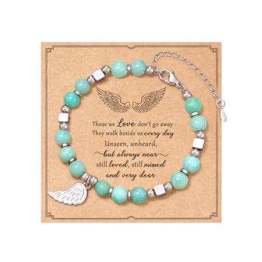 Imagem de Tarsus Presentes de simpatia pela perda do ente querido, ideias de presente de luto, pulseira de pedra natural, presentes de lembrança para perda, average, Pedra, Sem Pedra Preciosa