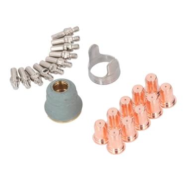 Imagem de Kit de Ponta de Eletrodo para Cortador de Plasma, Eletrodos de Latão, Tampa e Guia de Impasse, Acessórios PT60