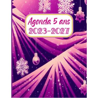 Imagem de Agenda Mensuel 2023-2027: 5 Ans | Agenda Journalier, Avec une belle couverture de Noël. Semainier et Mensuel De Janvier 2023 a Décembre 2027 | ... et Planificateur de 60 Mois | Grand Format A4