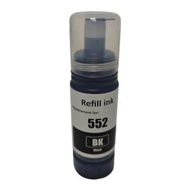 Imagem de Topcolor 552 frascos de tinta compatíveis com refil de tinta para impressora 552 T552, funciona para impressora ET-8500 ET-8550 8500 8550, 1 preta