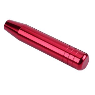 Imagem de Manopla de Mudança de Marcha Manual Universal de Liga de Alumínio, Design Elegante e Luxuoso para Experiência de Direção Confortável, 18cm (Vermelho)