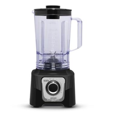 Imagem de Liquidificador Arno Powermax 1200W LN78, Preto, com 4 Lâminas Powelix, Tecnologia Limpa Fácil e Design Moderno, 110V
