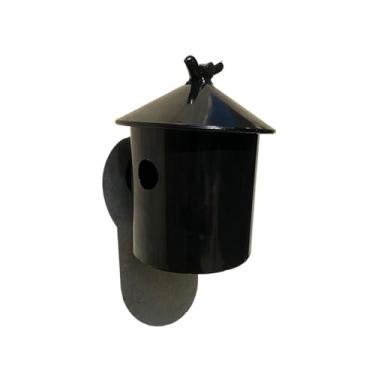 Imagem de Eliminação de pontas de cinzas de cigarros, coluna de extinção de fumaça vertical montada na parede/vertical para fumar barril de barril de cigarro barril de coleta de cinzeiro, para casa pátio