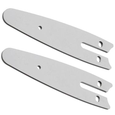 Imagem de Placa Guia Sabre De Mini Motosserra 4 Polegadas Kit 2 Uni Reposiçao Resistente Jardinagem