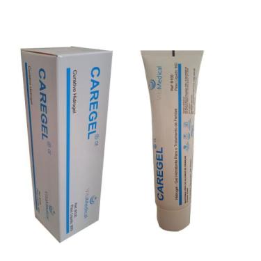 Imagem de Hidrogel Pomada curativo caregel 85g vitamedical