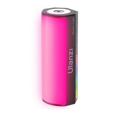 Imagem de Mini Luz LED RGB Magnética Portátil Ulanzi, Ideal para Vlogging e Tik Tok, Ajuste de Cor e Temperatura, Preto