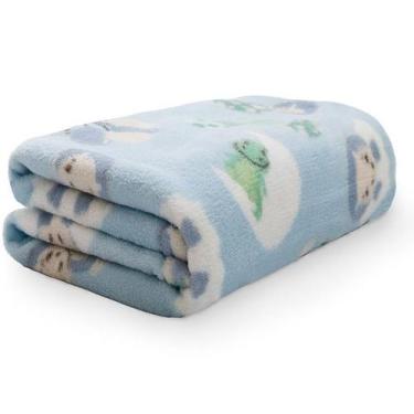 Imagem de Cobertor de Bebe Estampado Microfibra Antialérgico Camesa 80X1,10m, Di