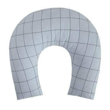 Imagem de Almofada De Amamentação Baby Percal 200 Fios Algodão - Grid