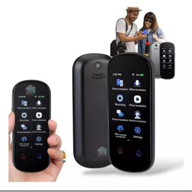 Imagem de Dispositivo tradutor inteligente portátil Instantâneo 109 idiomas,bidirecional em tempo real, tradutor off-line sem necessidade de Wi-Fi tradução de fotos e voz,Interprete Simultâneo