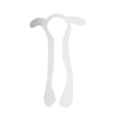 Imagem de Tiara Orelhas De Coelho Branca C/ Movimento 1067746 C/1 UN