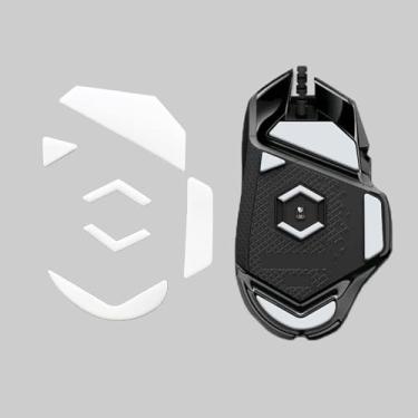 Imagem de WFB 2 conjuntos Fast 5.1 bordas arredondadas curvas patins para pés de mouse Logitech Superlight Wireless Gaming Mouse substituição (0,8 mm, liso, PTFE) Pro Performance Upgrade (para G502 Wired 2
