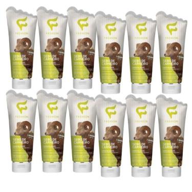 Imagem de Kit 12 Sebo De Carneiro Relaxante Hidratante 200Ml - Fashion