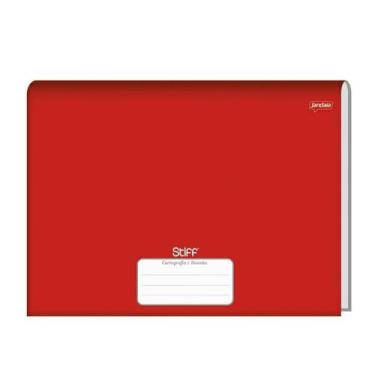 Imagem de Caderno de Desenho Brochura Capa Dura 96F Stiff Vermelho Jandaia