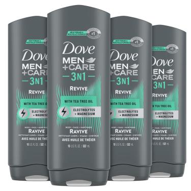 Imagem de Sabonete corporal dove men + care Post-Workout 3N1 Revive 4x500ml
