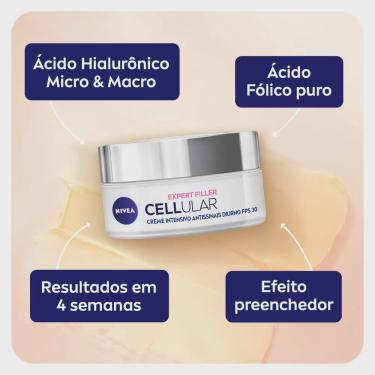 Imagem de Nivea Creme Facial Antissinais Cellular Filler Dia fps 30 49g