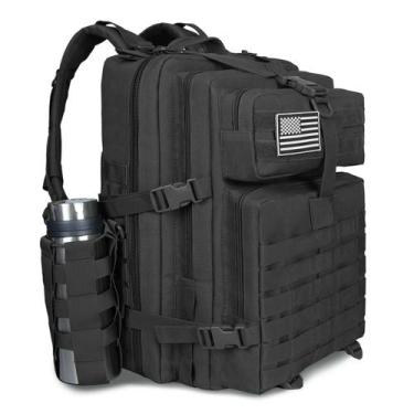 Imagem de Mochila tática ROGJUK 45L Highland Assault para homens preta