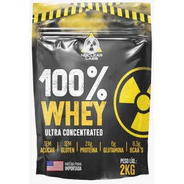 Imagem de Whey Protein 2kg 100% Ultra Concentrado ZERO Açúcar e Glúten Chocolate