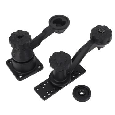 Imagem de 3,4 Polegadas de Braço de Braço Curvo Montador de Braço Com Rotação de 360 ​​° para GPS Fishfinder, Alumínio de Grau Marítimo, Com Painel de 6,25x2in para Eletrônicos Grandes