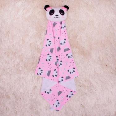 Imagem de Naninha Para Bebe Bichinhos Panda Rosa - Miguel Baby