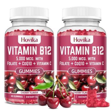 Imagem de Complexo de vitamina B12 Hovika 5000 mcg de metil B12 mastigável, paco