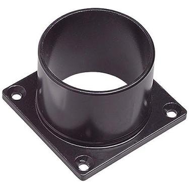 Imagem de Design House 588004 Suporte de base para cais externo de 8,8 cm para pátio de varanda, preto