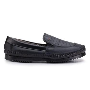 Imagem de Sapatilha Mocassim Masculina Preta - WEST LINE, 42, Preto