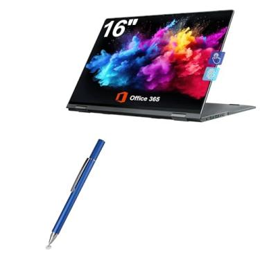 Imagem de BoxWave Caneta Stylus compatível com laptop conversível Jumper J1 (40.6 cm) - Caneta Stylus capacitiva FineTouch, caneta Stylus super precisa - Azul lunar