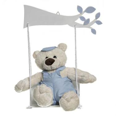 Imagem de Balança Com Urso Menino Quarto Bebê Infantil Menino - Potinho de mel