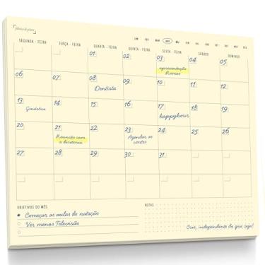 Imagem de Planner Agenda Mensal Minimalism - 50 folhas - tamanho A4